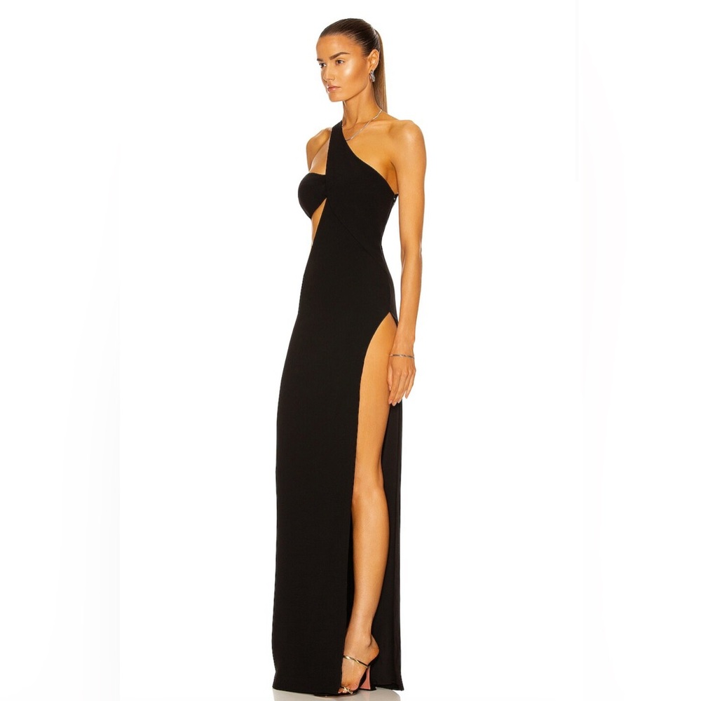 Mônot Black One Shoulder Dress - Picture 3 of 14